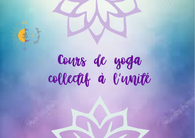 Cours de yoga collectif en ligne à l'unité 