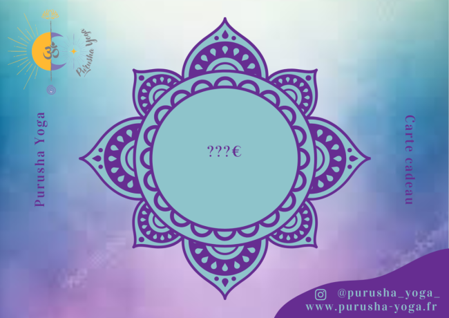 Carte cadeau du montant de votre choix